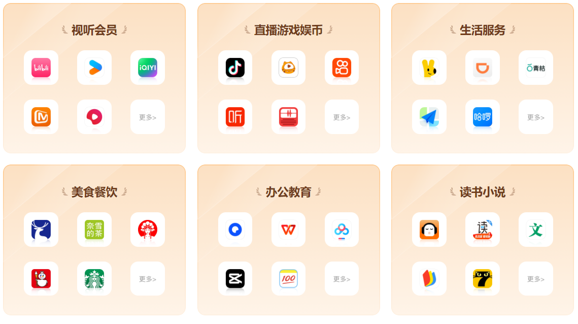 虚拟卡券货源网操作界面